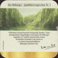 Beer coaster bitburger-115-zadek