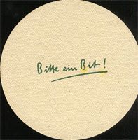 Beer coaster bitburger-13-zadek