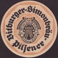 Beer coaster bitburger-131-small