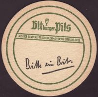 Beer coaster bitburger-137-zadek-small