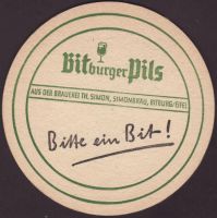 Beer coaster bitburger-138-zadek