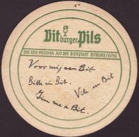 Beer coaster bitburger-142-zadek