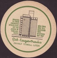 Beer coaster bitburger-147-zadek-small