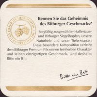 Beer coaster bitburger-149-zadek-small