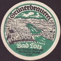 Beer coaster bitburger-150-zadek