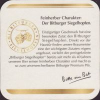 Beer coaster bitburger-154-zadek