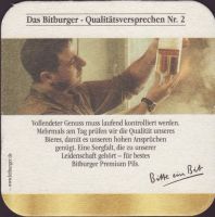 Beer coaster bitburger-158-zadek-small