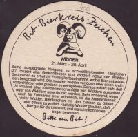 Beer coaster bitburger-159-zadek