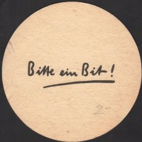 Beer coaster bitburger-164-zadek