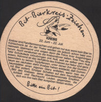 Beer coaster bitburger-166-zadek-small