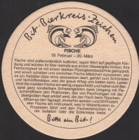 Beer coaster bitburger-176-zadek