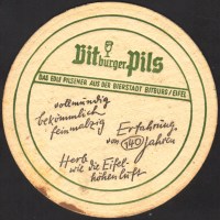 Beer coaster bitburger-187-zadek