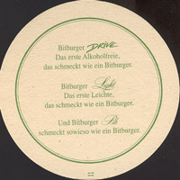 Beer coaster bitburger-19-zadek