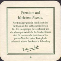 Beer coaster bitburger-2-zadek