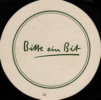 Beer coaster bitburger-20-zadek-small