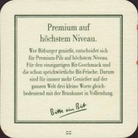 Beer coaster bitburger-32-zadek