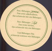Pivní tácek bitburger-5-zadek