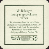 Pivní tácek bitburger-52-zadek
