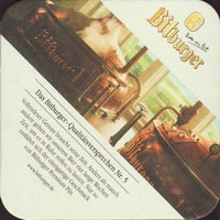 Beer coaster bitburger-57-zadek