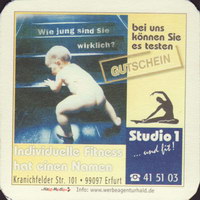 Beer coaster bitburger-94-zadek