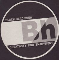 Beer coaster black-head-1