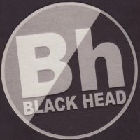 Beer coaster black-head-2