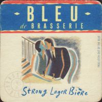 Beer coaster bleu-de-brasserie-1