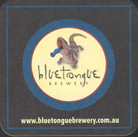 Beer coaster blue-tongue-3