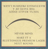 Beer coaster blue-tongue-5-zadek