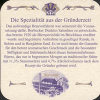 Beer coaster borbecker-1-zadek