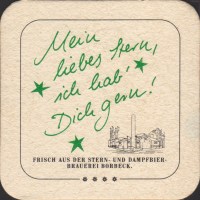 Beer coaster borbecker-14-zadek