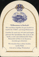 Beer coaster borbecker-2-zadek