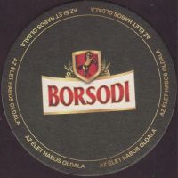 Beer coaster borsodi-21