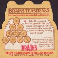 Beer coaster brains-50-zadek