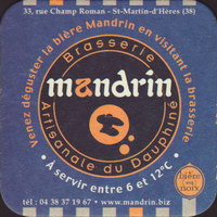 Beer coaster brasserie-artisanale-du-dauphine-mandrin-1