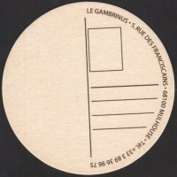 Pivní tácek brasserie-gambrinus-3-zadek-small