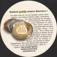 Beer coaster brauereigasthof-sperber-brau-3-zadek-small