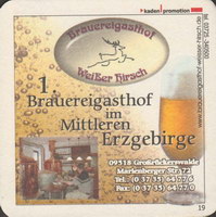 Beer coaster brauereigasthof-weisser-hirsch-1