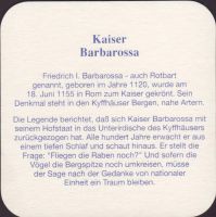 Beer coaster brauhaus-barbarossa-4-zadek