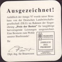 Beer coaster brauhaus-faust-18-zadek