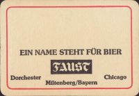 Beer coaster brauhaus-faust-26-zadek