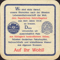 Beer coaster brauhaus-fussen-2-zadek