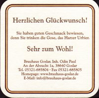 Beer coaster brauhaus-goslar-1-zadek