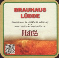Beer coaster brauhaus-ludde-1-zadek