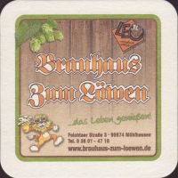 Beer coaster brauhaus-zum-lowen-leo-10-small