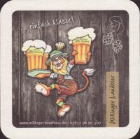 Beer coaster brauhaus-zum-lowen-leo-10-zadek