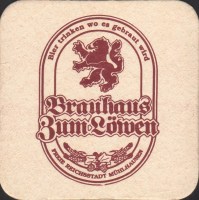 Beer coaster brauhaus-zum-lowen-leo-12