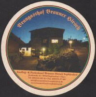 Beer coaster brauner-hirsch-1-zadek