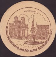 Beer coaster braunschweig-feldschlosschen-3-zadek