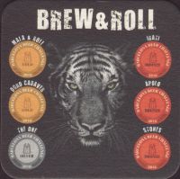 Beer coaster brew-and-roll-1-small